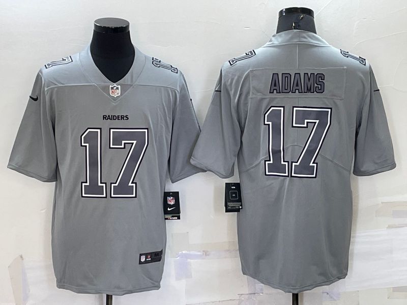 Cheap Men Oakland Raiders 17 Adams Grey 2022 Nike Limited Vapor Untouchable NFL Jersey